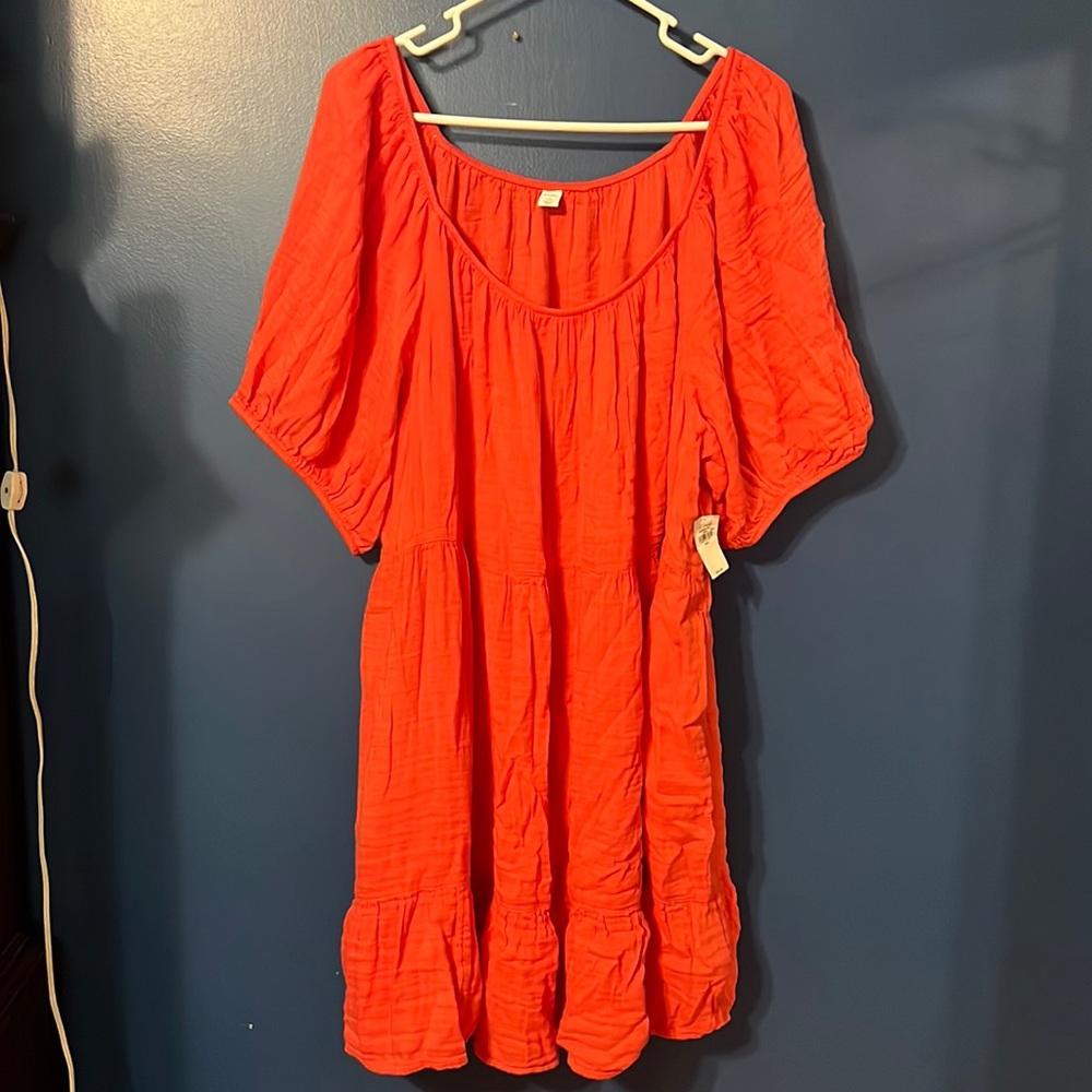 Old Navy tiered ruffle sundress, size XXL NWT